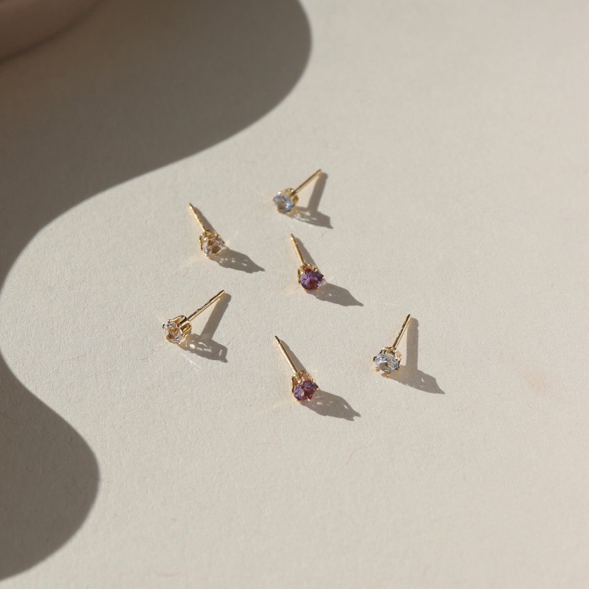 Token Jewelry - Birthstone studs - 14k gold filled earrings - sterling silver earrings - jewelry store near me - Eau Claire jewelry store - birthstone gem earrings - handmade jewelry 