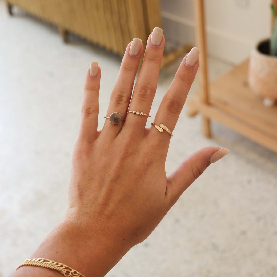 meridian fidget ring, gold fidget ring, minimal ring, handmade ring, token jewelry