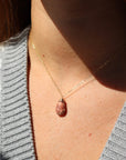 Pink Jasper Necklace - Token Jewelry