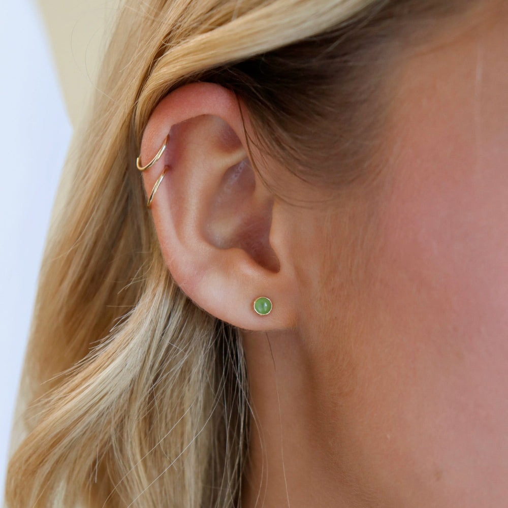 Jade Studs