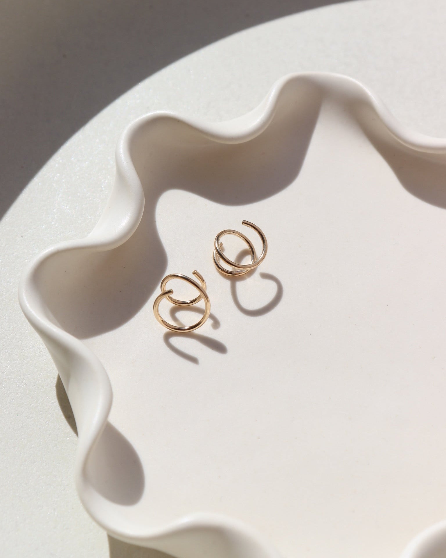 Mini Twists in 14k gold fill 