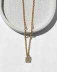 Tatum Monogram Necklace in 14k Gold Fill