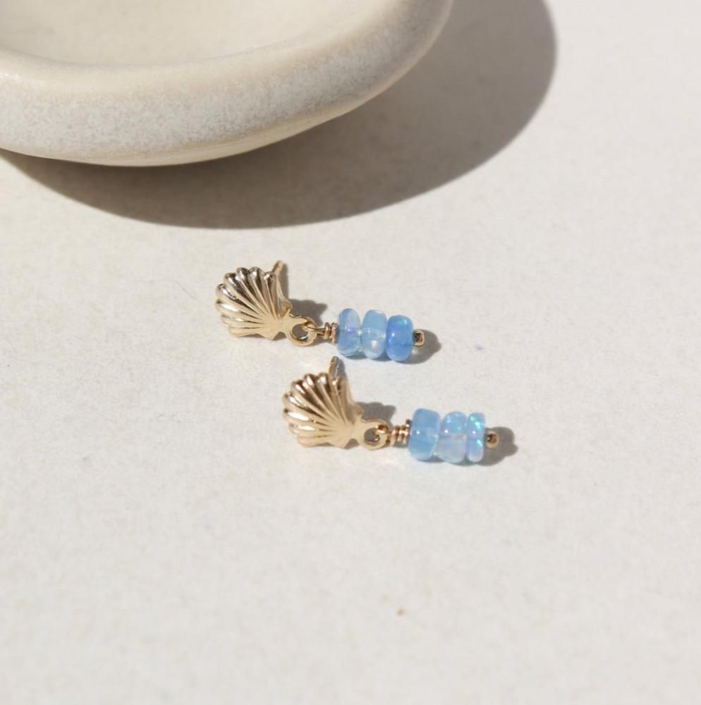 14k gold fill Seastone Studs