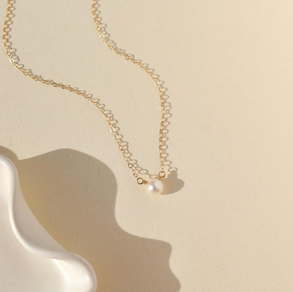 Margot Necklace in 14k Gold – Token Jewelry
