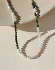 Spring Green Gemstone Necklace