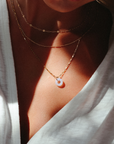 Full Circle Pendant - Chalcedony