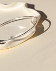 Sterling Silver Hammered Bangle 