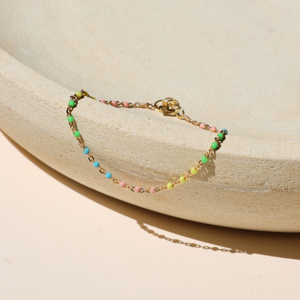 Rainbow Chain Bracelet