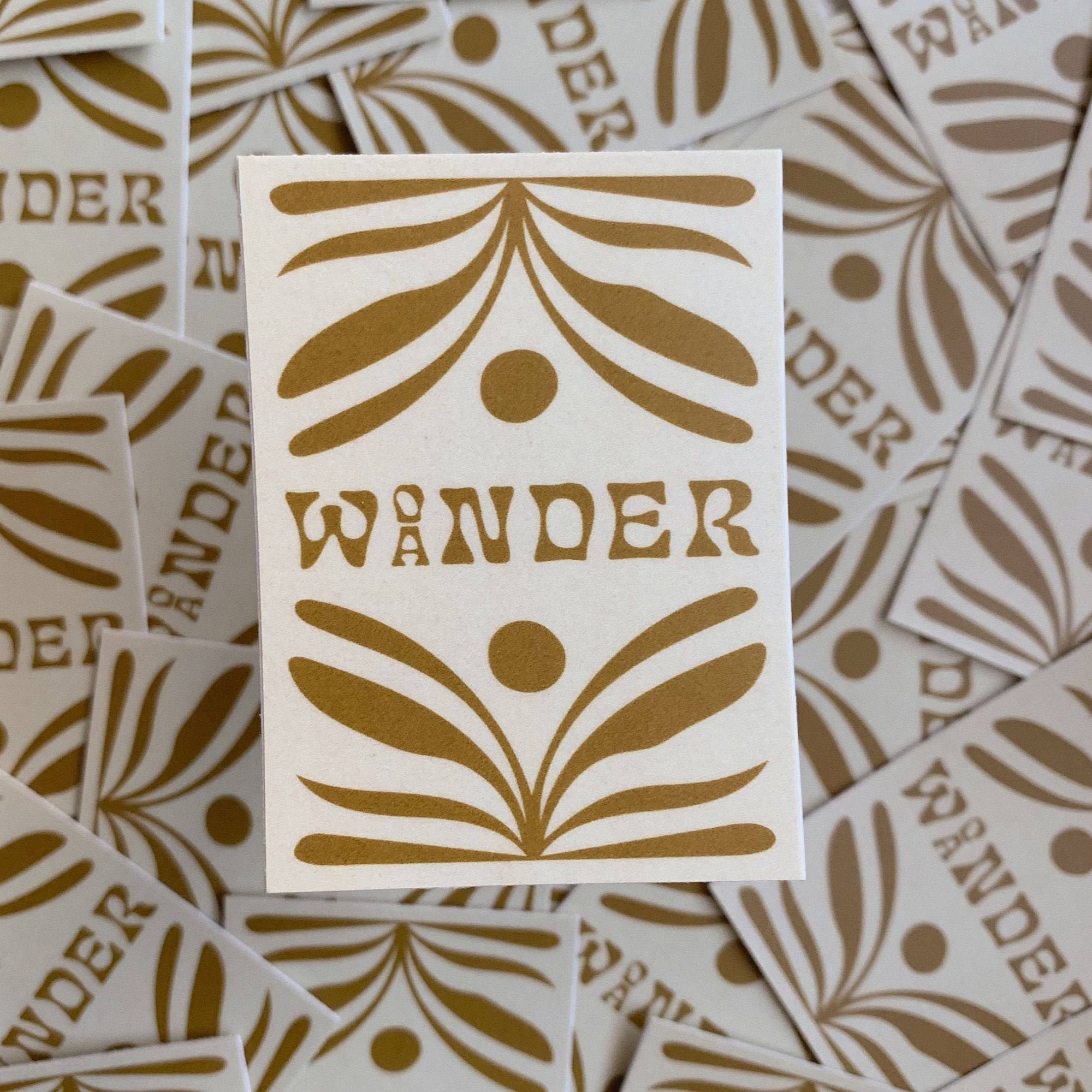 Wonder in Wander - Vinyl Sticker