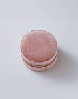 Round Velvet Jewelry Box Case