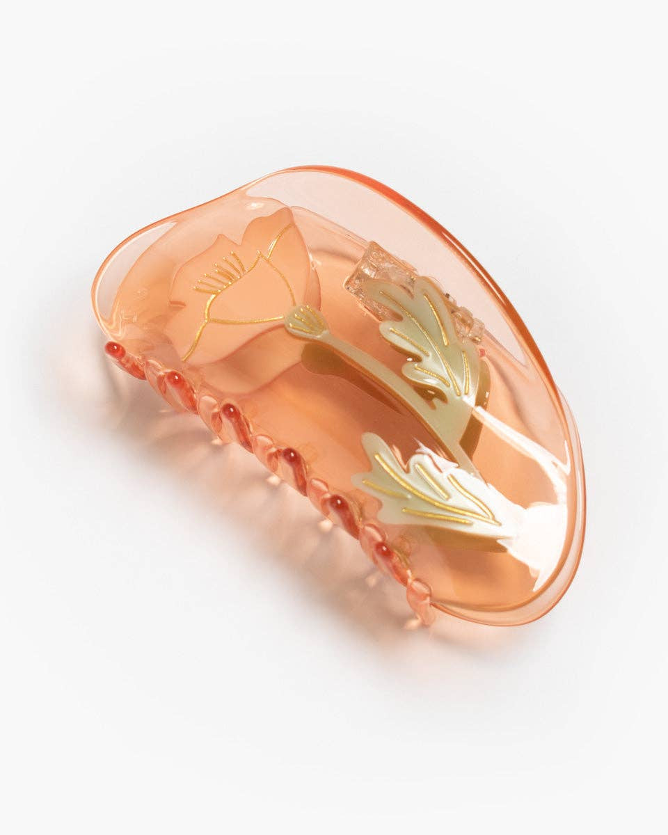 Winona Irene Poppy Wildflower Hair Claw