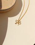 Petite Bow Charm Necklace