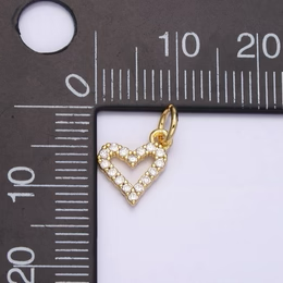 Sparkle Heart Charm