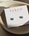 14k gold fill Turquoise Studs