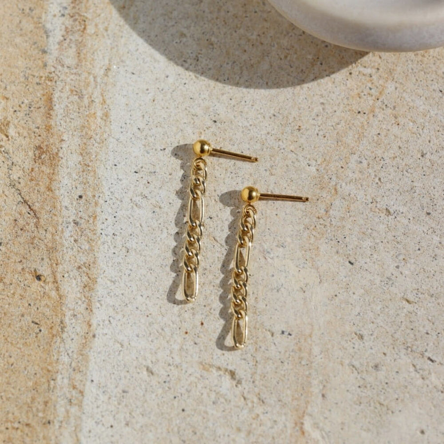 Gigi Chain Drops - Token Jewelry - jewelry store near me - Eau Claire jewelry store - minimalist jewelry - handmade jewelry - 14k gold filled earrings - chain earrings