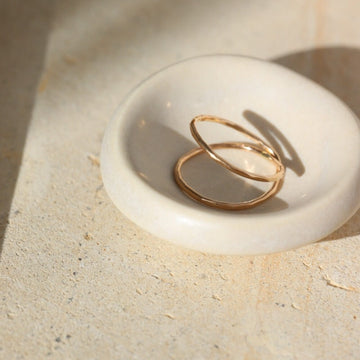 Infinity Ring - Token Jewelry - delicate gold jewelry - minimal style jewelry -rings for women - 14k gold filled jewelry - jewelry store near me - minimal modern jewelry - everyday effortless jewelry