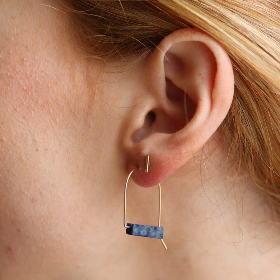 Lapis Arches - Token Jewelry - jewelry store near me - Eau Claire jewelry store - handmade jewelry - 14k gold filled jewelry - sterling silver jewelry - handmade jewelry - womens everyday jewelry - 14k gold filled earrings - sterling silver earrings