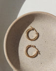 solid gold jewelry, everyday gold hoops, solid gold jewelry, everyday jewelry, solid gold, handmade in wisconsin, handmade jewelry, made in the USA, handmade solid gold, solid gold jewelry, everyday jewelry