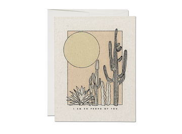 Desert Sunrise congratulations greeting card