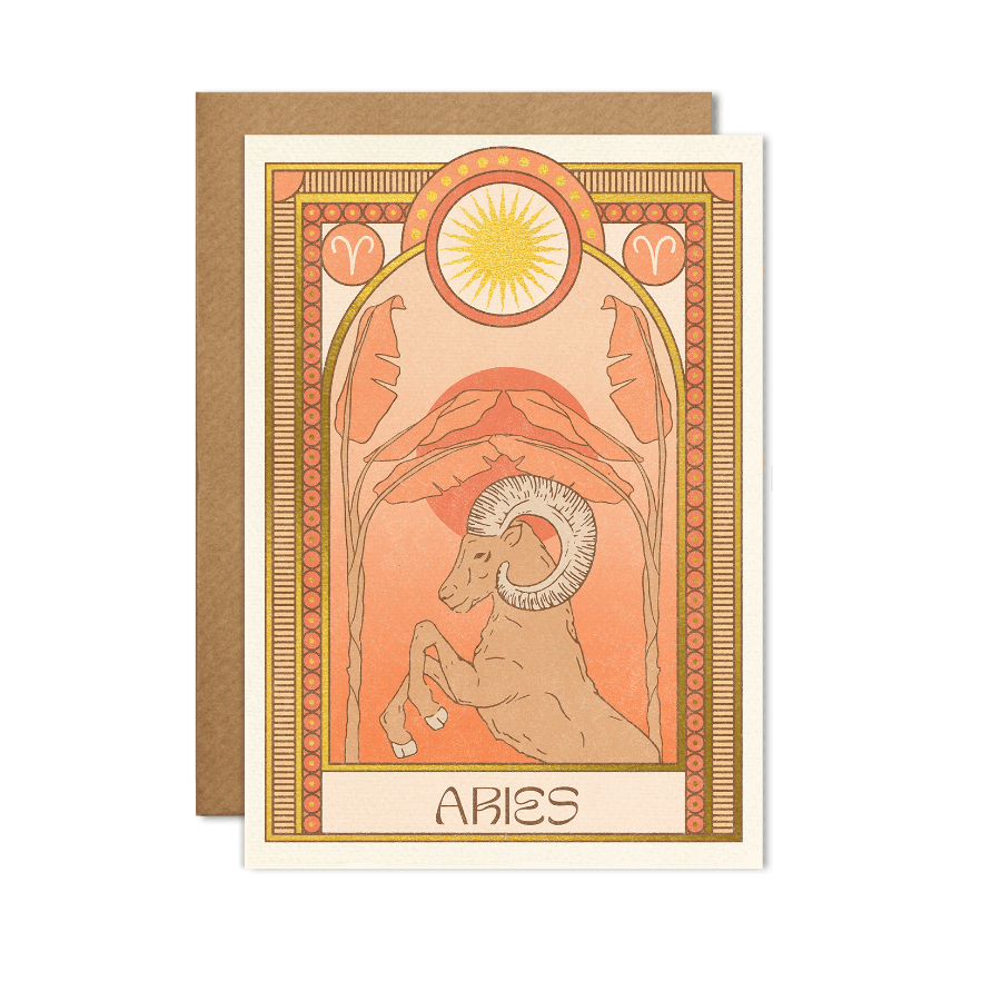 Aries zodiac card 60 photos - Astrologytoyou.com
