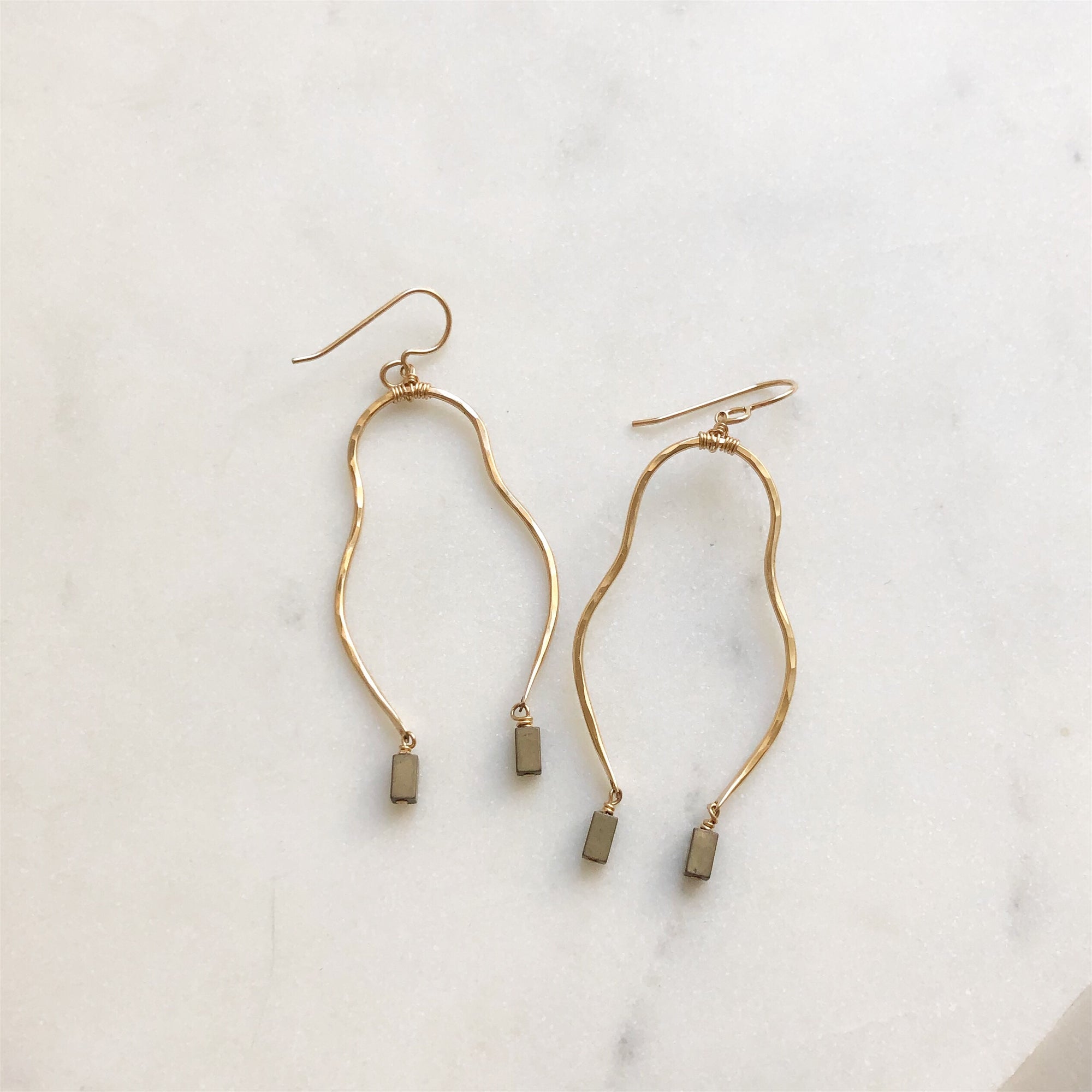 Vera Earrings - Token Jewelry - jewelry store near me - Eau Claire jewelry store - womens earrings - minimalist earrings - 14k gold fill - sterling silver 