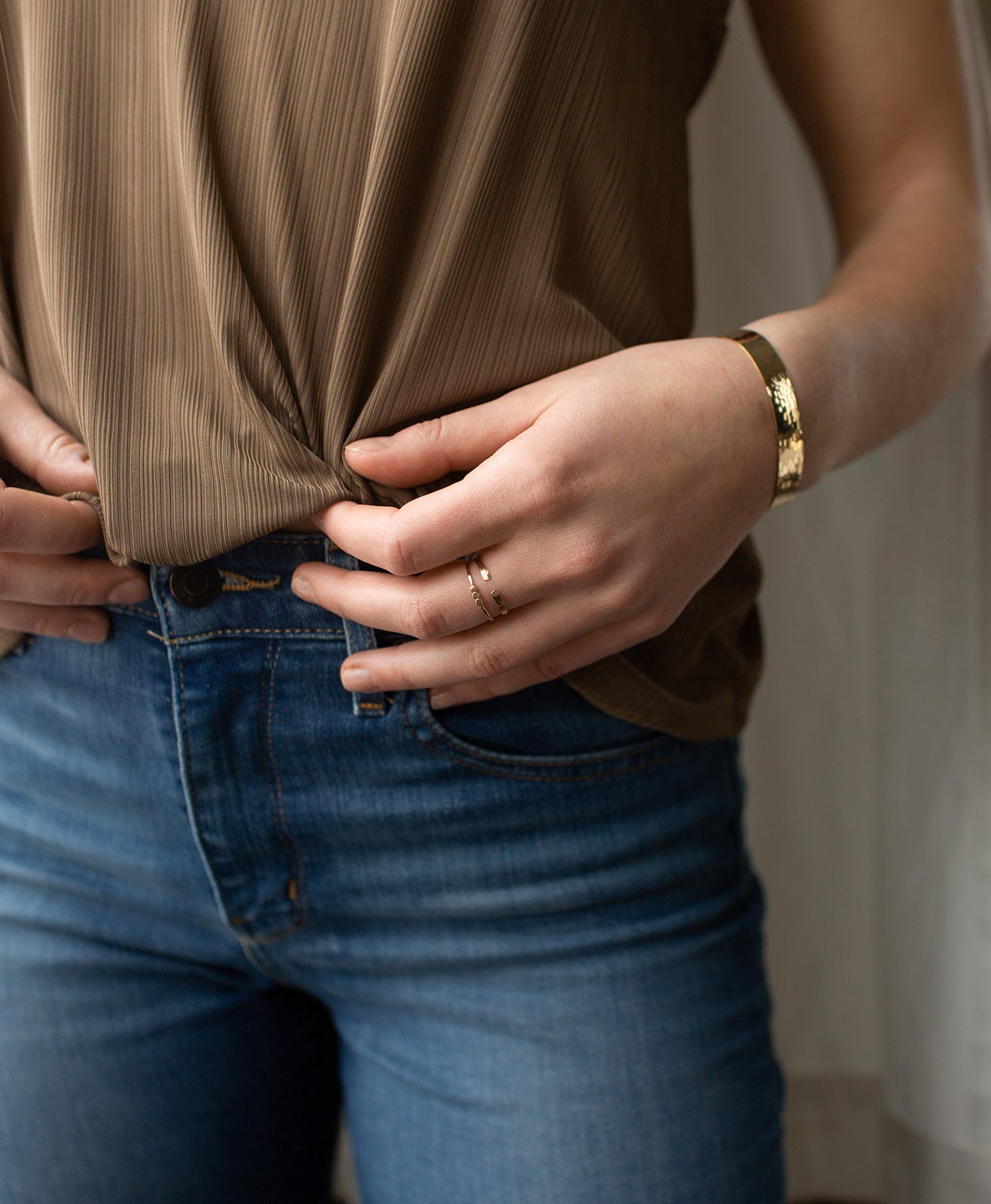 Ellipsis Ring - Token Jewelry - Eau Claire Jewelry Store - Local Jewelry - Jewelry Gift - Women's Fashion -  Handmade jewelry - Sterling Silver Jewelry - Gold filled jewelry - Jewelry store near me